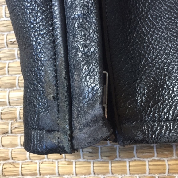 Harley-Davidson Leather Cafe Racer Riding Jacket - Picture 9 of 14